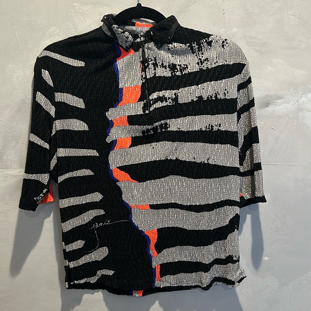 Jamie Sadock 90s style half zip workout top